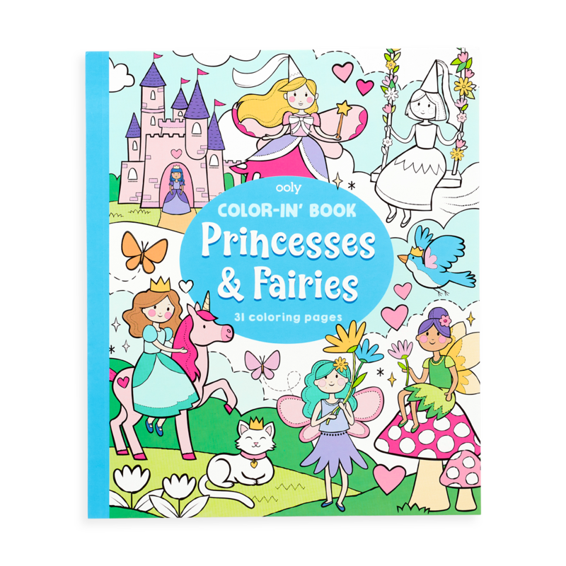 Princesses & Fairies Color-in’ Book