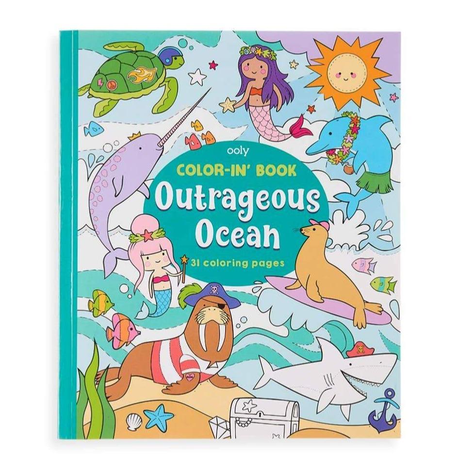 Outrageous Ocean Color-in’ Book