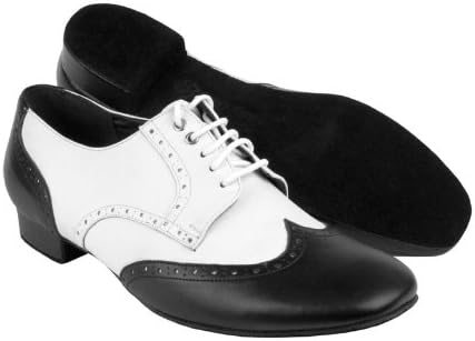 Bundle Lightweight Very Fine Mens Ballroom Salsa Latin Dance Shoes PP301 Leather + Shoe Brush + Pouch Black