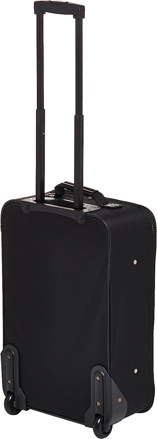 XLT Softside Upright Luggage, Black, 4-Piece Set (BB/WD/21/25 UP)