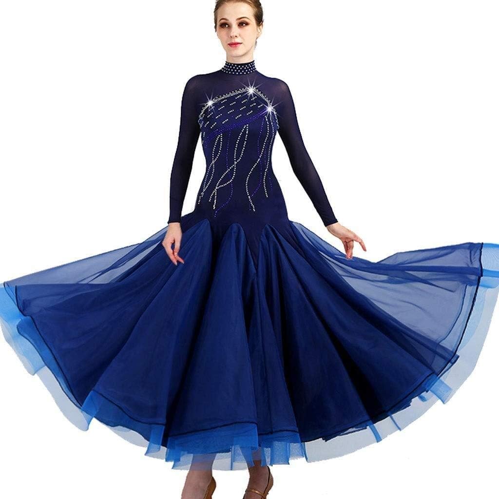 Women Standard Ballroom Dance Competition Dresses Costumes for Women Tango Waltz Dresses Modern Dance Dress