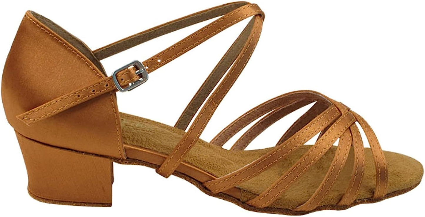 Ladies Classic Practice - 1670C 1.5" Medium Heel & 1 Wood Handle Suede Sole Shoe Brush