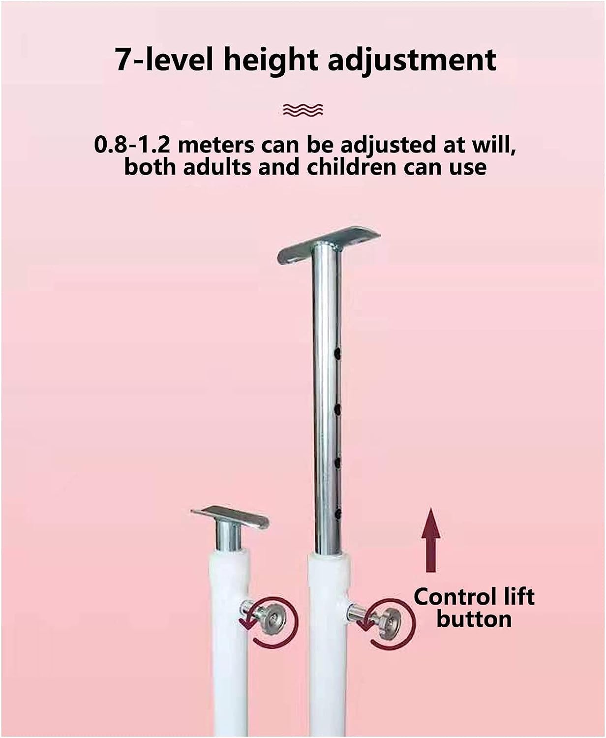 Adjustable Ballet Bar, Portable Ballet Barre for Home, Ballet Barre Freestanding Equipment, Studios Dance Stick for Stretch (Size : 1 m) ()