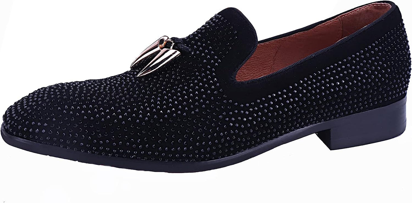 Men's Loafers Tassel Luxury Penny Slip-On Leather Party Shoes