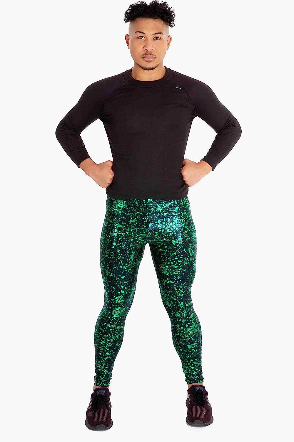 Metallic, Velvet & Special Material Men's Leggings