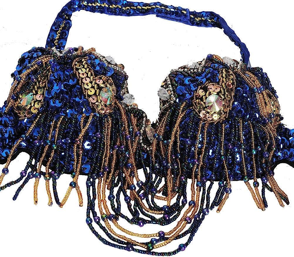 Belly Dance Costume Set for Women Professional Belly Dance Bra and Belt Belly Dancing Skirt Slit Carnival Outfit