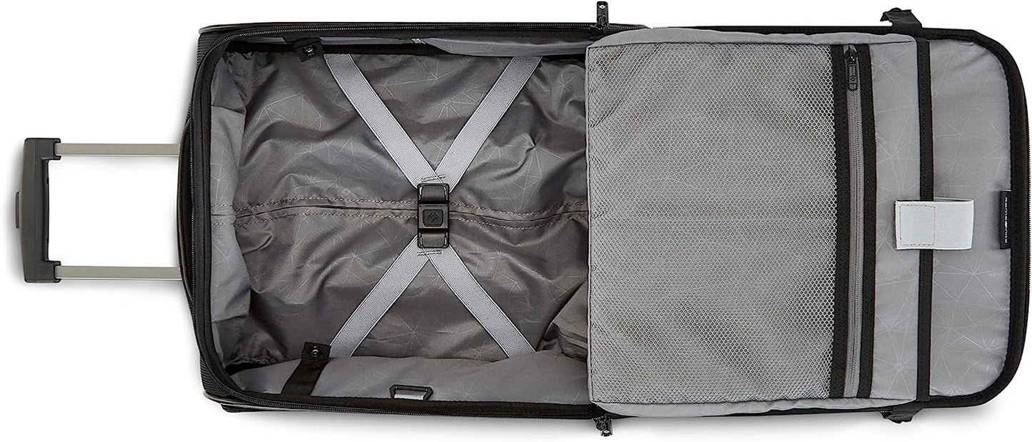 Ascella 3.0 Softside Expandable Luggage with Spinners, Black, 2W Underseater