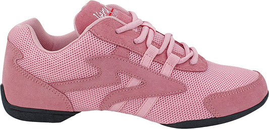 Very Fine Unisex for Men and Women Pink Dance Sneakers for Teaching, Practice, Jazz, Ballroom, Latin, Dance Exercise Womens M US 6