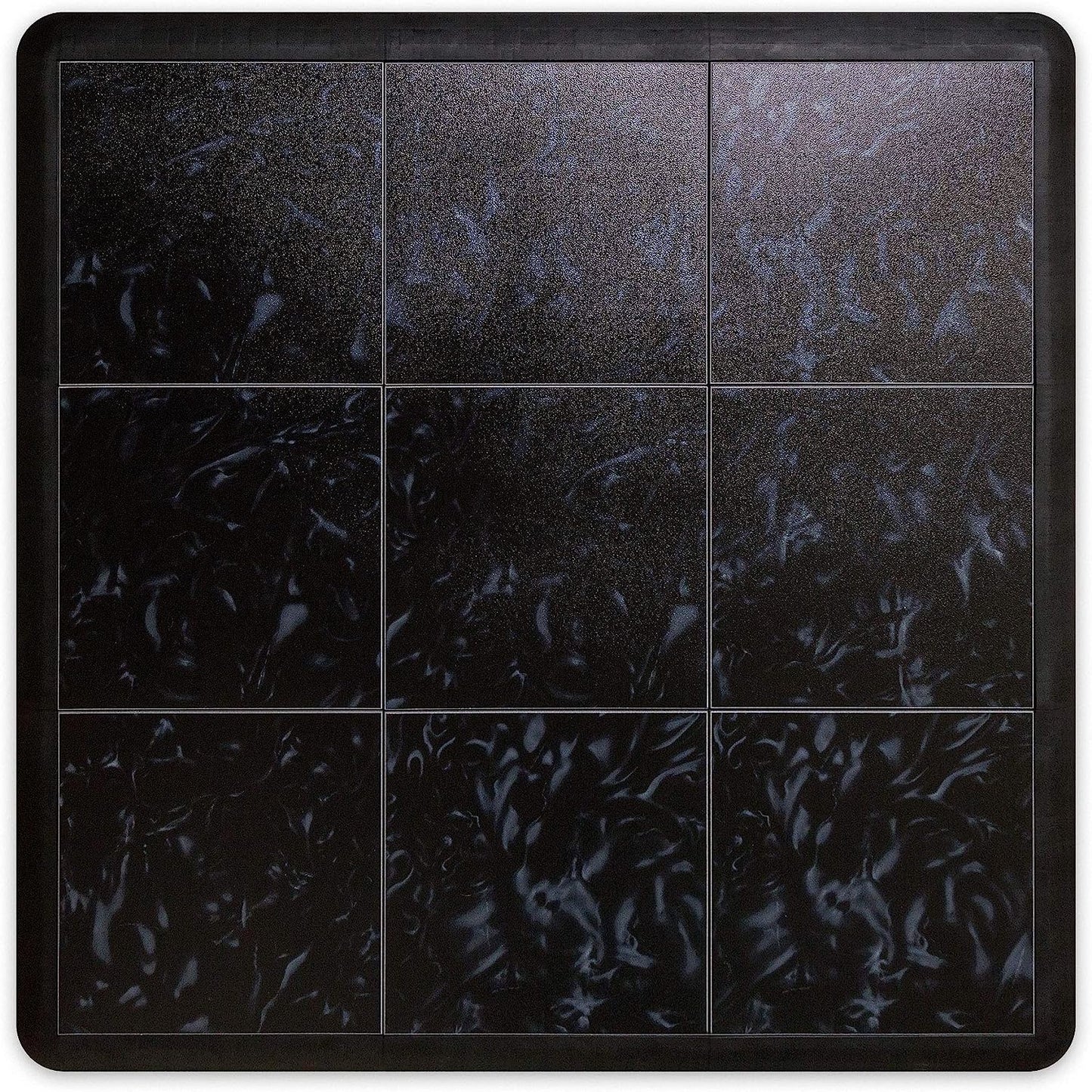 SnapFloors 3X3 Modular Dance Floor Kit (3' x 3'), 21 Piece (Luxury Black)