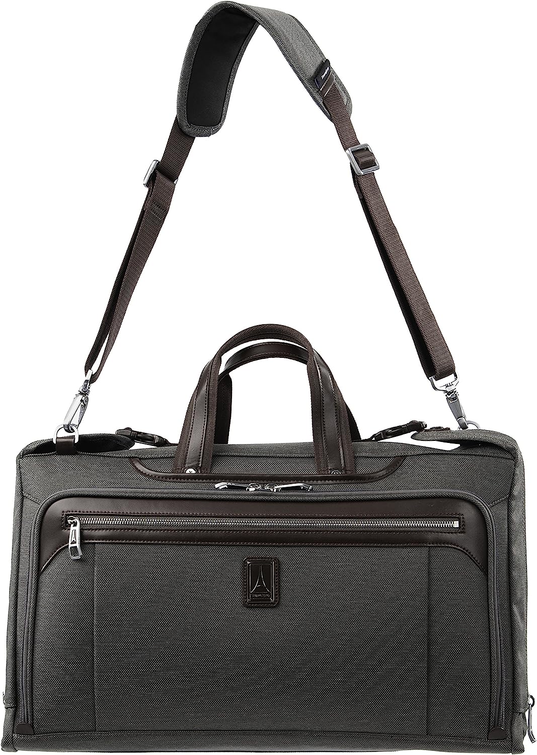 Platinum Elite Tri-Fold Carry-On Garment Bag, Men and Women, Vintage Grey, 20-Inch