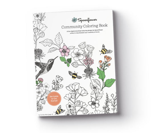 Download Your Copy of the Spoonflower Community Coloring Book