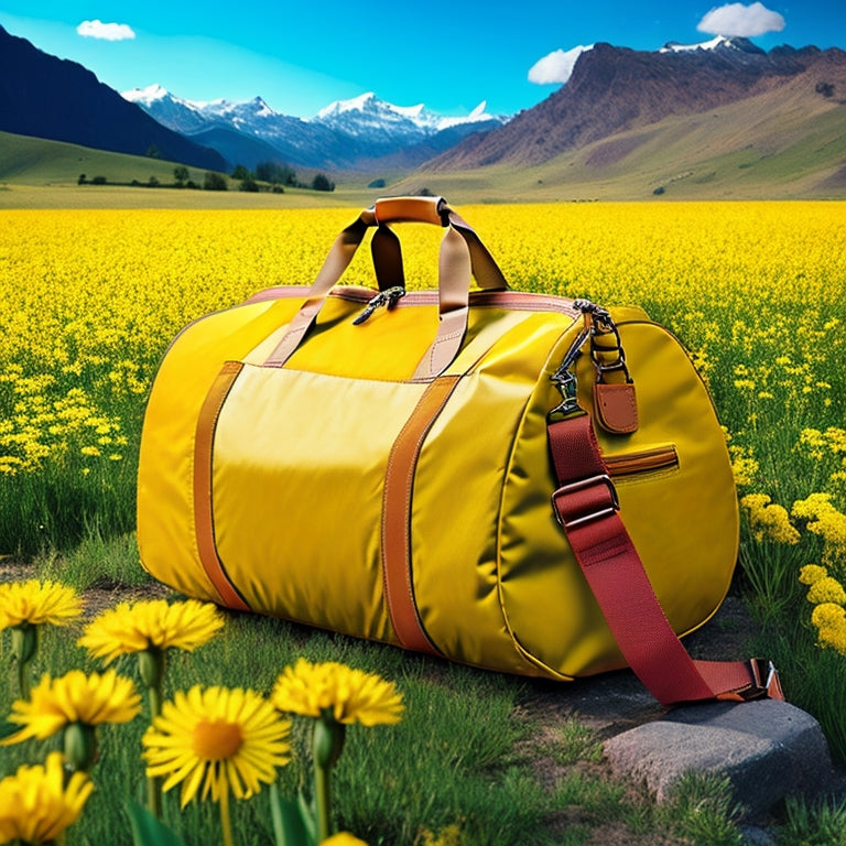 Discover the perfect eco-friendly travel companion in dandelion yellow. The Duffel 40l is not only stylish but also sustainable. Click now to learn more!