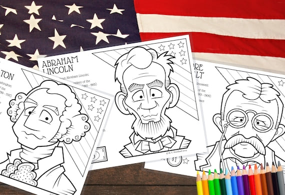 Presidents’ Day Coloring Pages