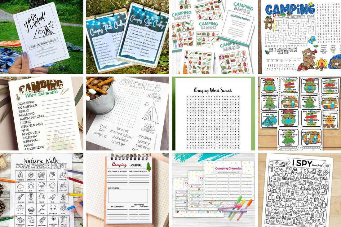31 Free Camping Printables and Activities for Kids