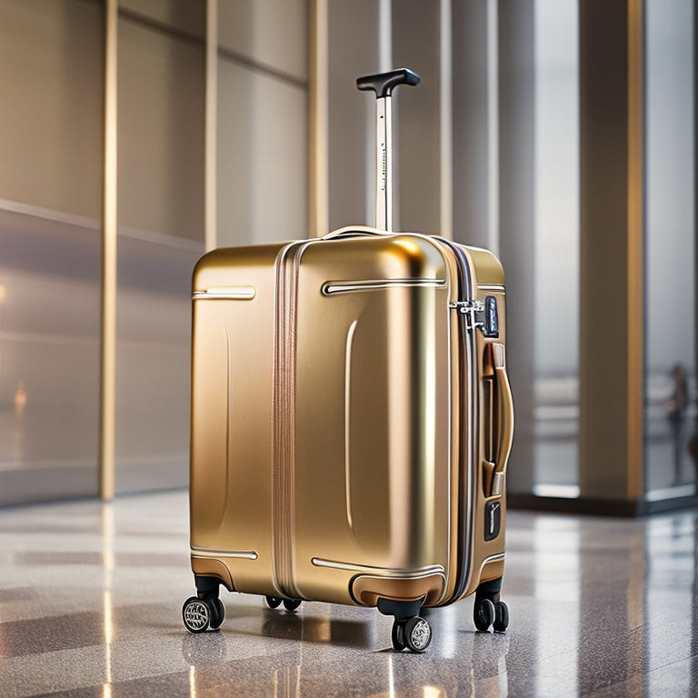 Upgrade your travel game with our lightweight spinner suitcase. Travel in style and breeze through airports like a pro. Click to discover your new travel companion!