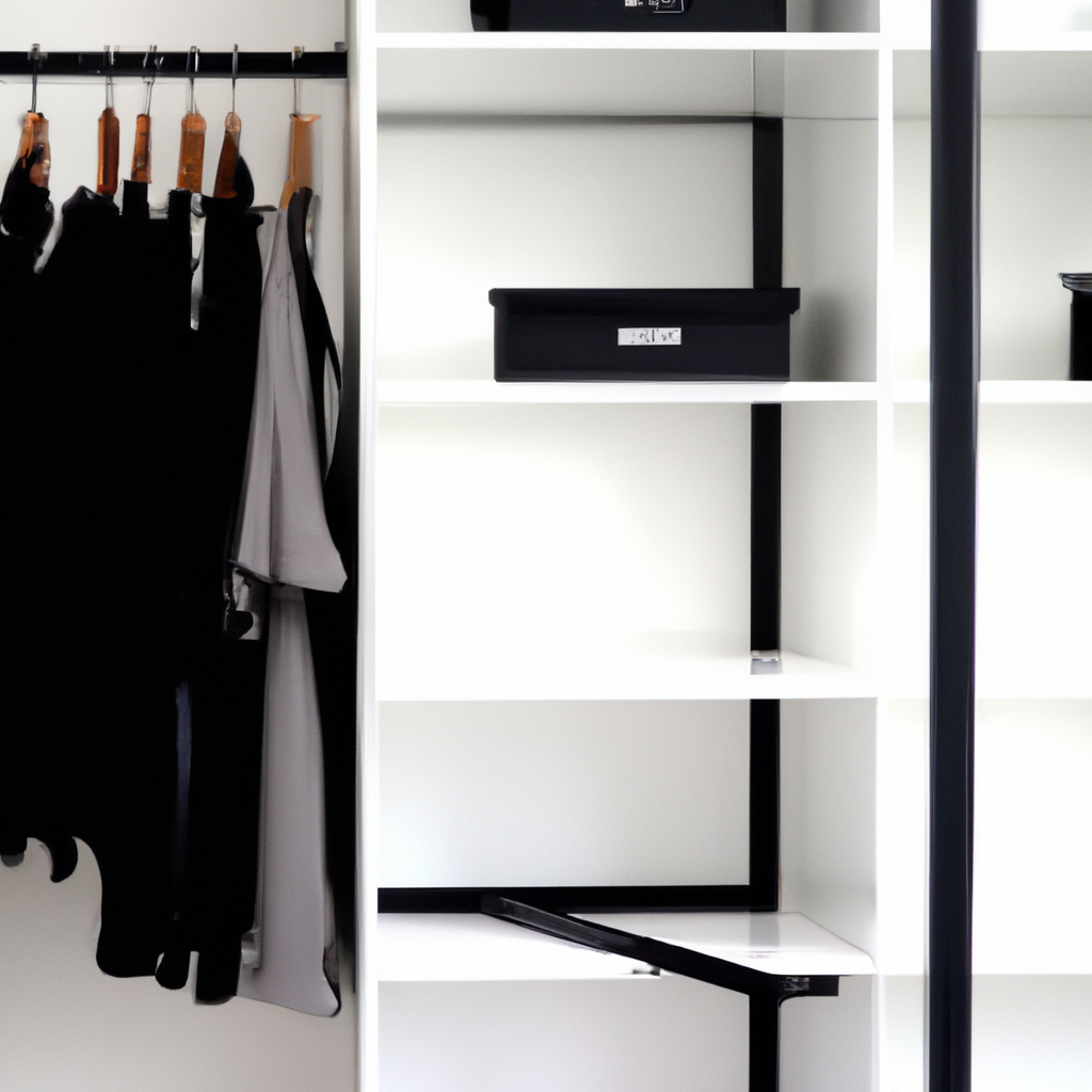 Discover the perfect storage solution for small spaces! Our sturdy portable black wardrobe closet is a game-changer for organizing your garments. Click now for space-saving brilliance!
