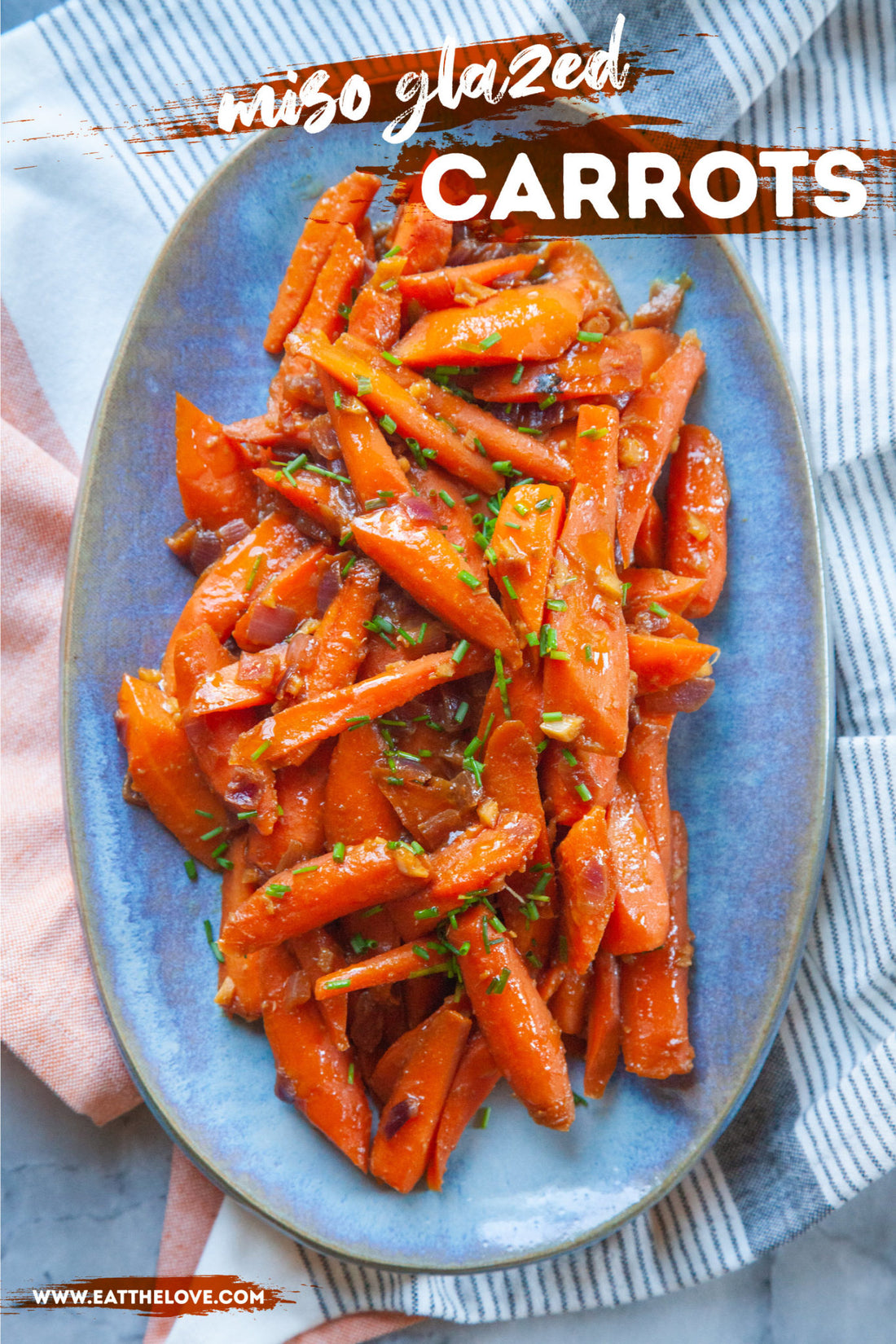 Orange Miso Glazed Carrots