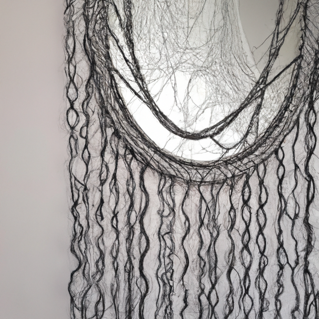 Discover the perfect blend of elegance and modern style with our stunning Contemporary Silver Metal Chain Wall Mirror. Don't miss out on the exquisite tear drop pattern and foil detailing!