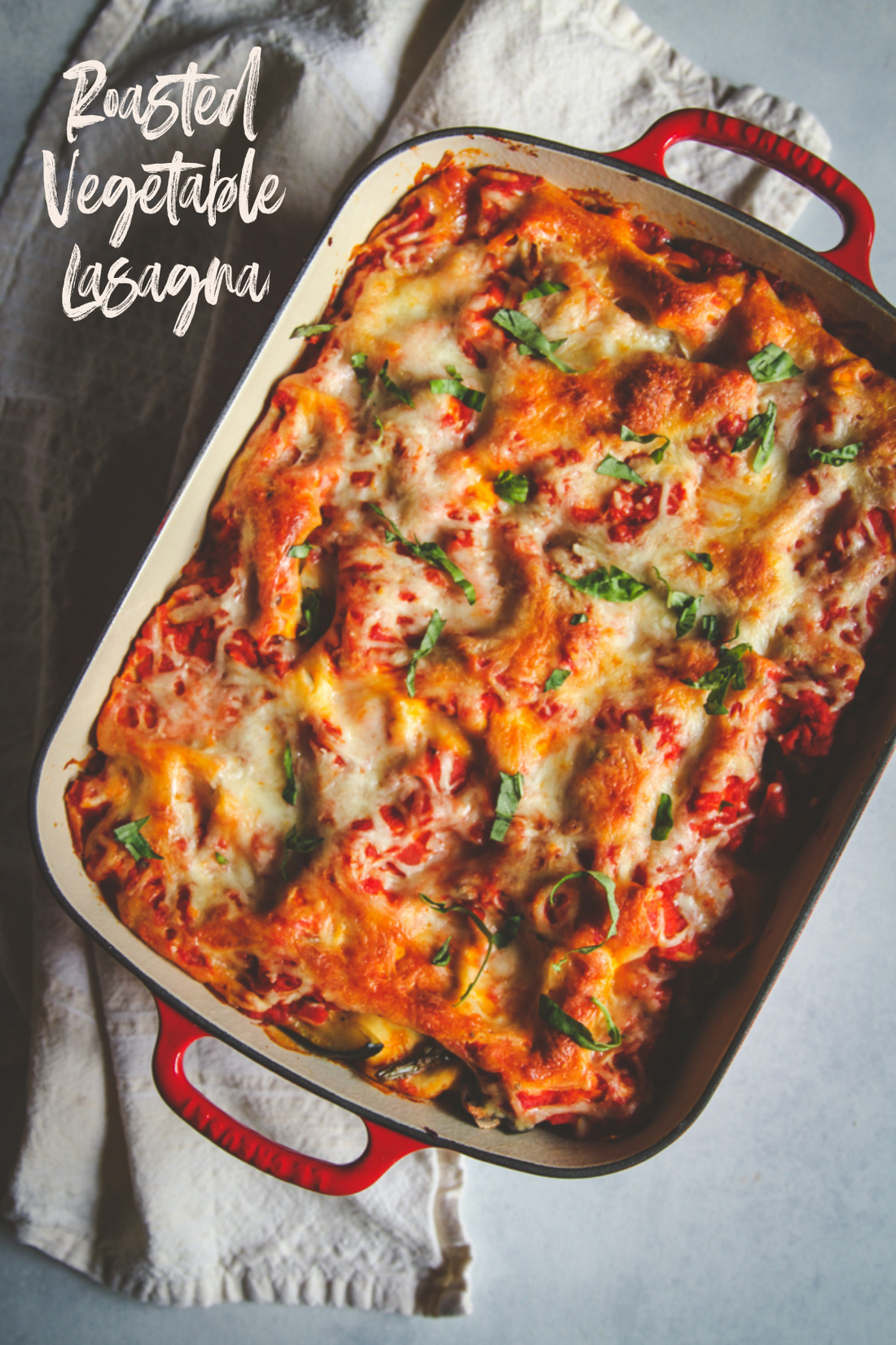 Summer Roasted Vegetable Lasagna