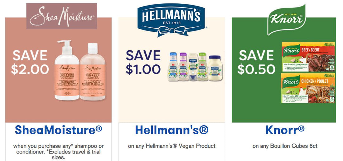 Unilever Canada Coupons: Save on Shea Moisture and Hellmann’s Vegan Mayo