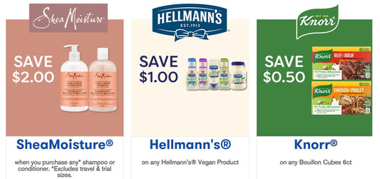 Unilever Canada Coupons: Save on Shea Moisture and Hellmann’s Vegan Mayo