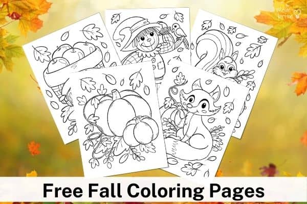 Free Printable Fall Coloring Pages for Kids