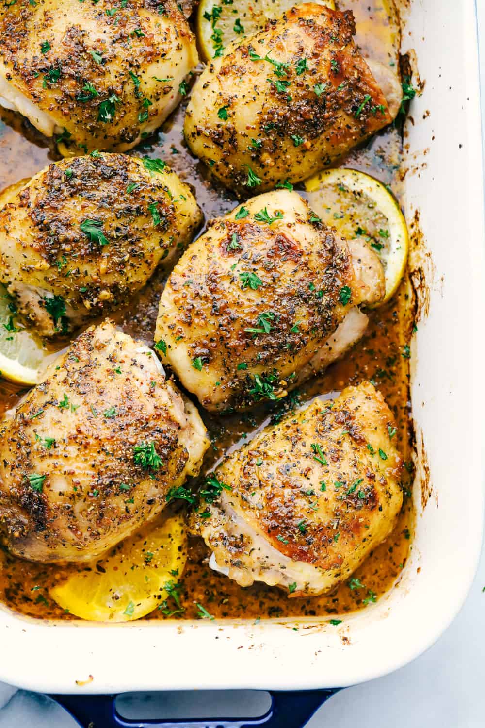 Baked Chicken Thighs with the Most AMAZING Glaze!