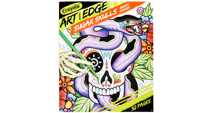 Crayola Art with Edge Sugar Skulls Coloring Books, 40 Pages – Just $4.47!