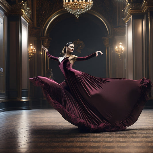 Discover the epitome of elegance with our Velvet Modern Dance Dress. Enhance your ballroom performance and turn heads with this stunning attire. Shop now!