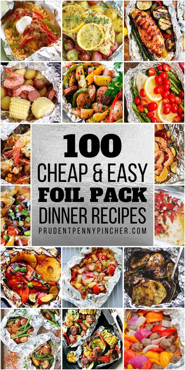 100 Cheap & Easy Foil Pack Meals