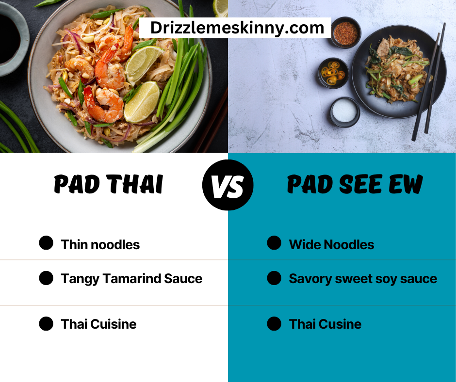 Pad See Ew vs Pad Thai