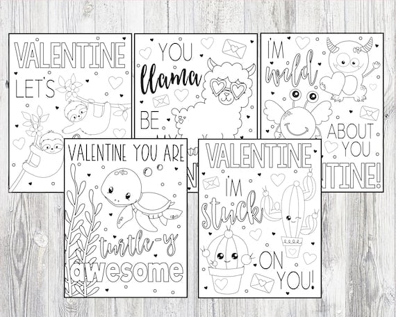 Valentine’s Day Coloring Pages