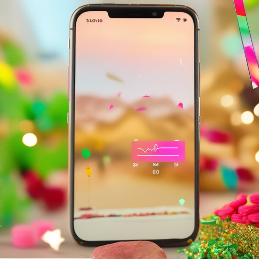 A stylized smartphone screen displaying a split-screen comparison of a traditional marketing graph and a viral TikTok video, with confetti and trending arrows surrounding the latter.