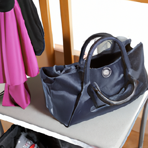 dance bag with garment rack