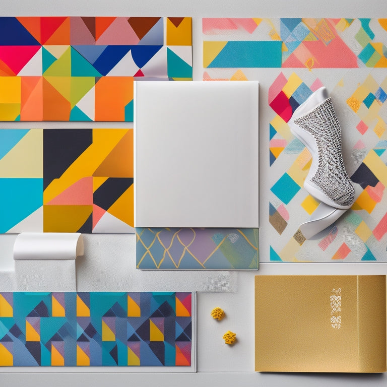 A minimalist background with a subtle dance-inspired pattern, featuring 5-7 colorful folders or files with fusion dance-inspired icons (e.g. ballet shoes, hip-hop hats) and choreography symbols (e.g. arrows, footsteps) on each.