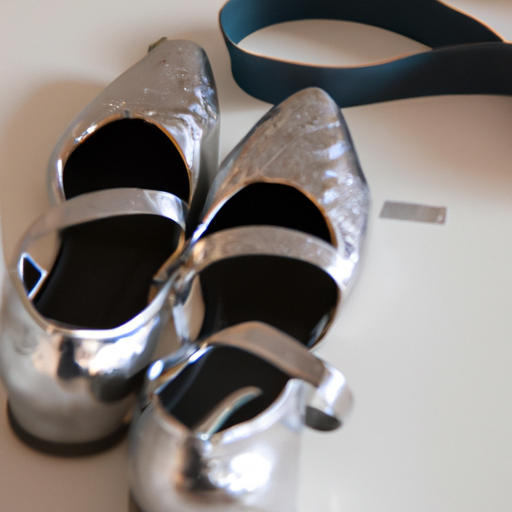 silver dance shoes