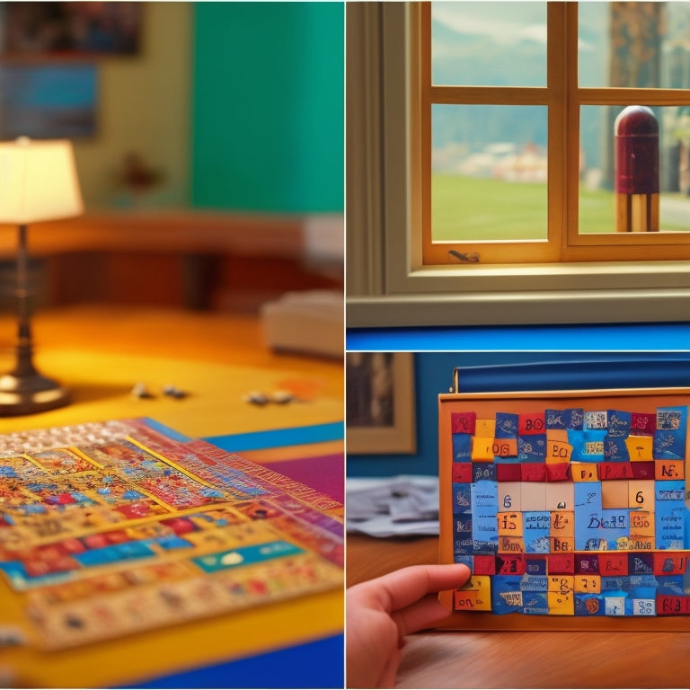 A split-screen image with a calendar on the left, featuring a mix of filled and empty squares, and a puzzle piece on the right, with some pieces fitting together and others scattered around.