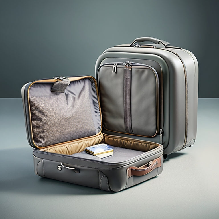 Discover the ultimate travel companion! Our versatile grey underseat suitcase combines style and functionality for your next adventure. Click to find out more!