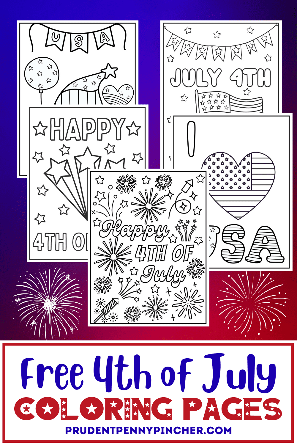 15 Free 4th of July Coloring Pages