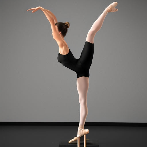Unlock the grace and strength of a ballet dancer with our portable freestanding ballet barre. Achieve perfect posture and flexibility in no time. Click now!
