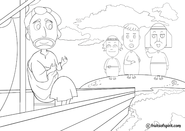 The Parable Of The Sower Coloring Pages For Kids