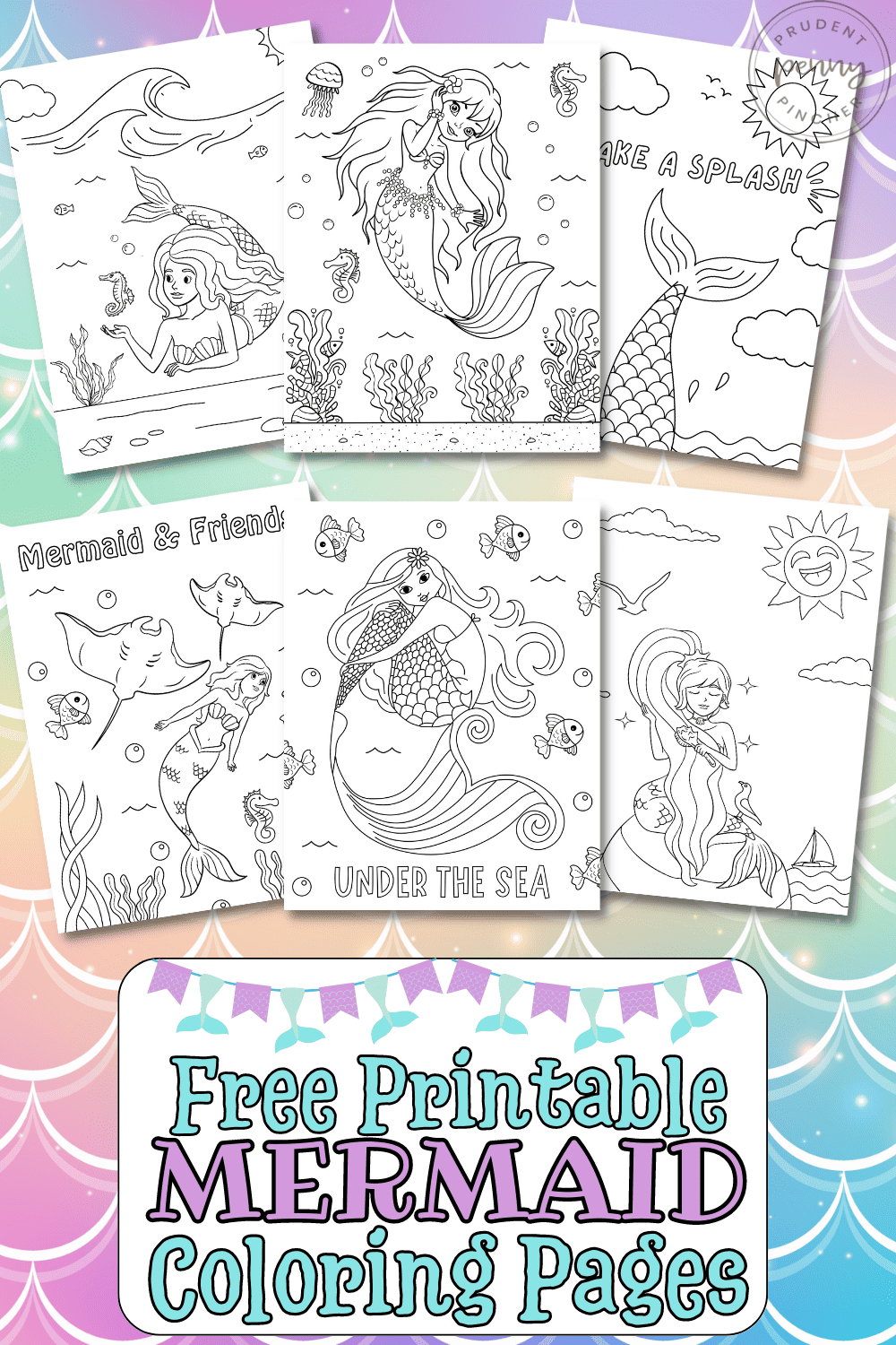 20 Free Printable Mermaid Coloring Pages for Kids
