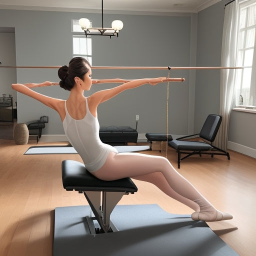 Enhance your posture and flexibility with our portable ballet bar for home Pilates. Achieve graceful movements and feel the benefits of ballet right in your living room!