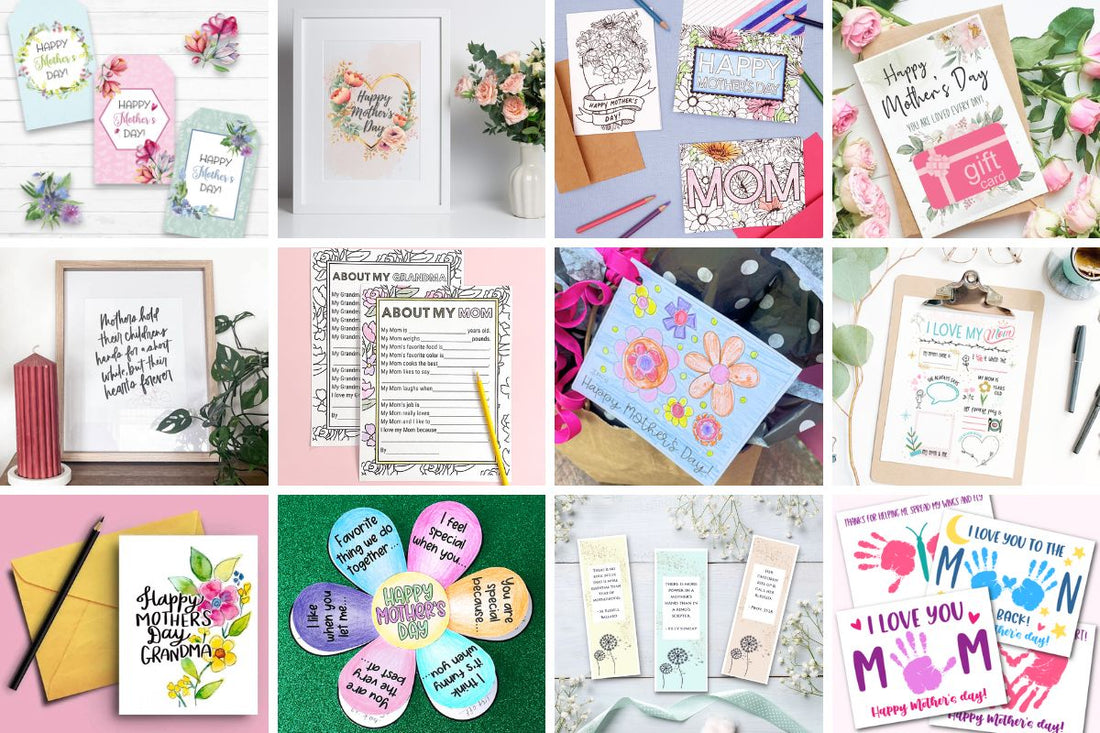 50 Mother’s Day Printables for Kids to Give Their Mom