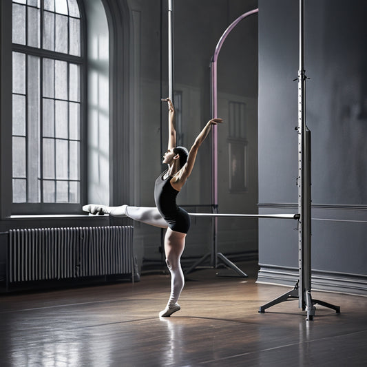 Discover the secret to perfect balance and a stronger core with our portable freestanding ballet barre. Enhance your dance skills and transform your fitness routine today!