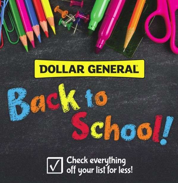 The Best Dollar General Back to School Deals 2021 + $2 Coupon!!