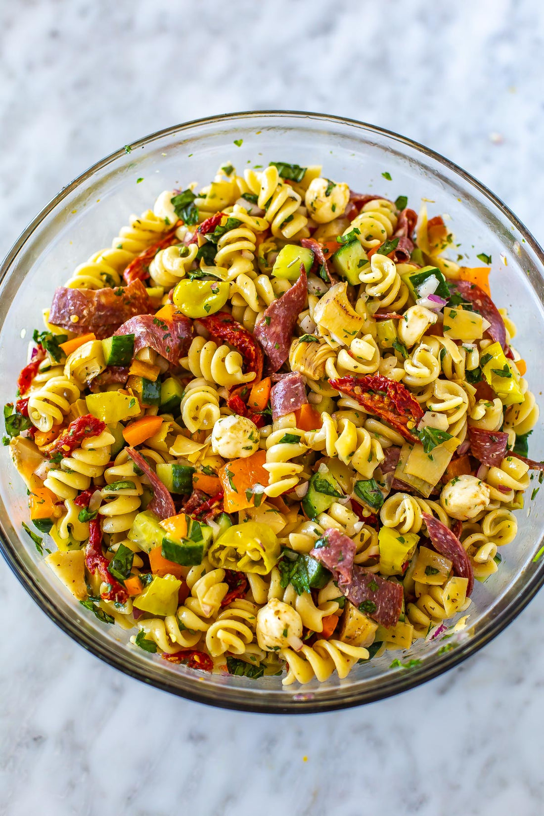 Best Ever Italian Pasta Salad {Crowd Pleaser!}