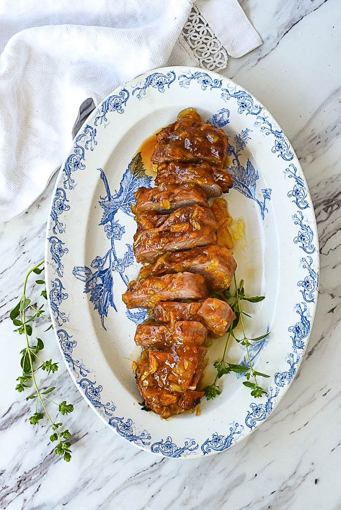 Orange Glazed Pork Tenderloin