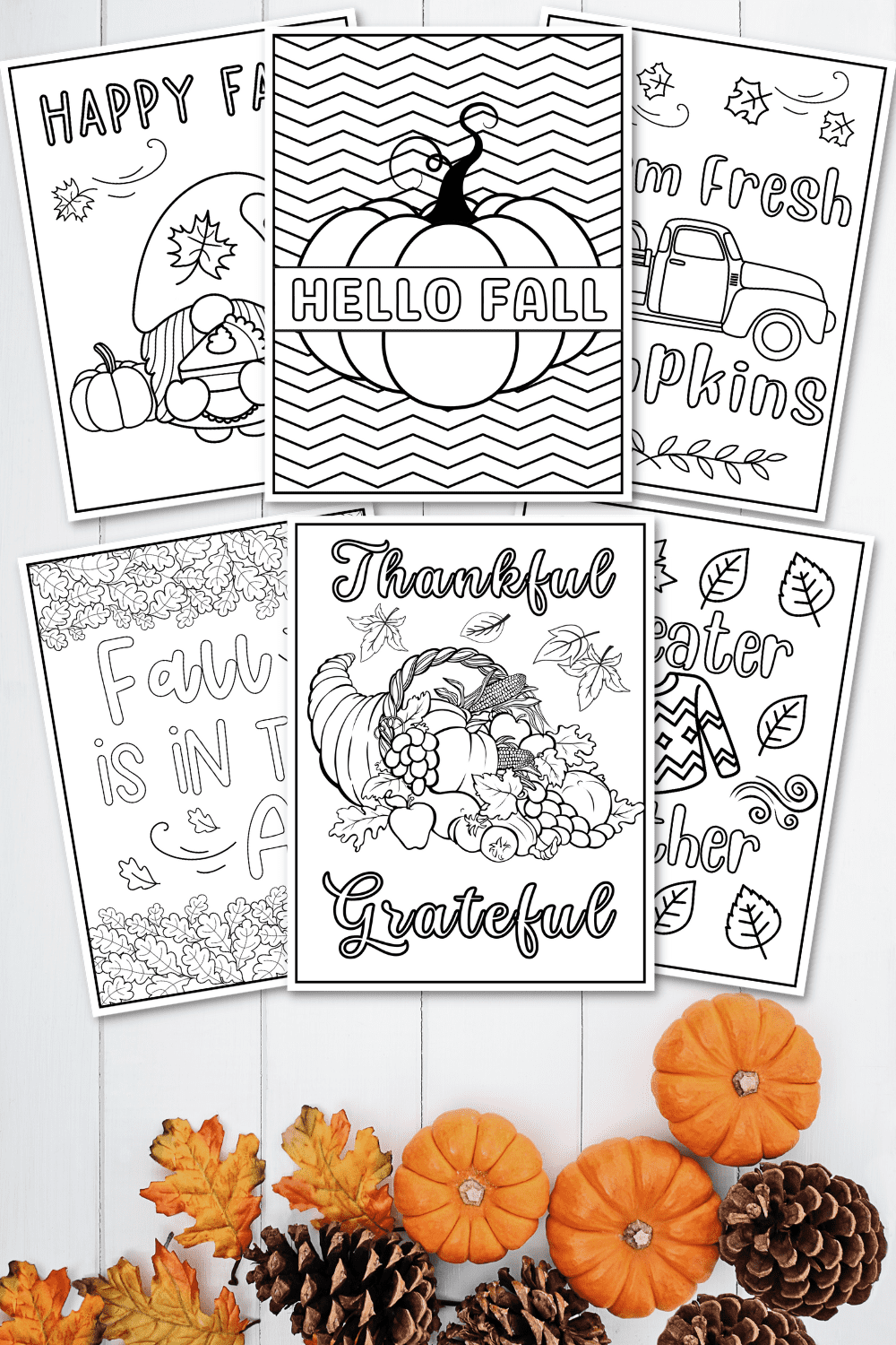 30 Free Printable Fall Coloring Pages
