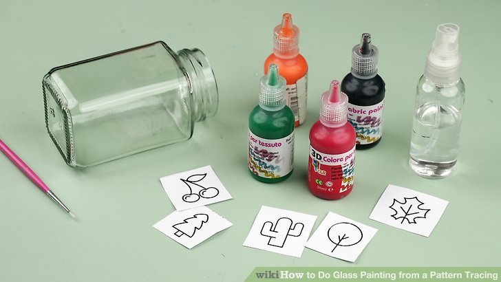 How to Do Glass Painting from a Pattern Tracing